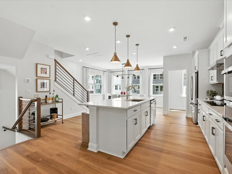 Representative furnished interior of a home built from the Beau by Tri Pointe Homes in Archer Row, Charlotte (Image 9).