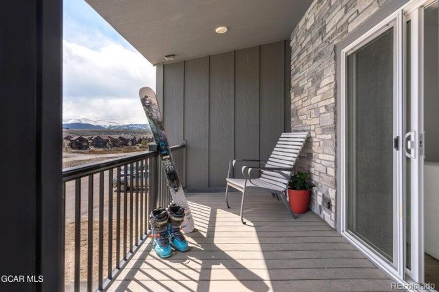 Exterior details and patio area of a home in , Tabernash (Image 4).