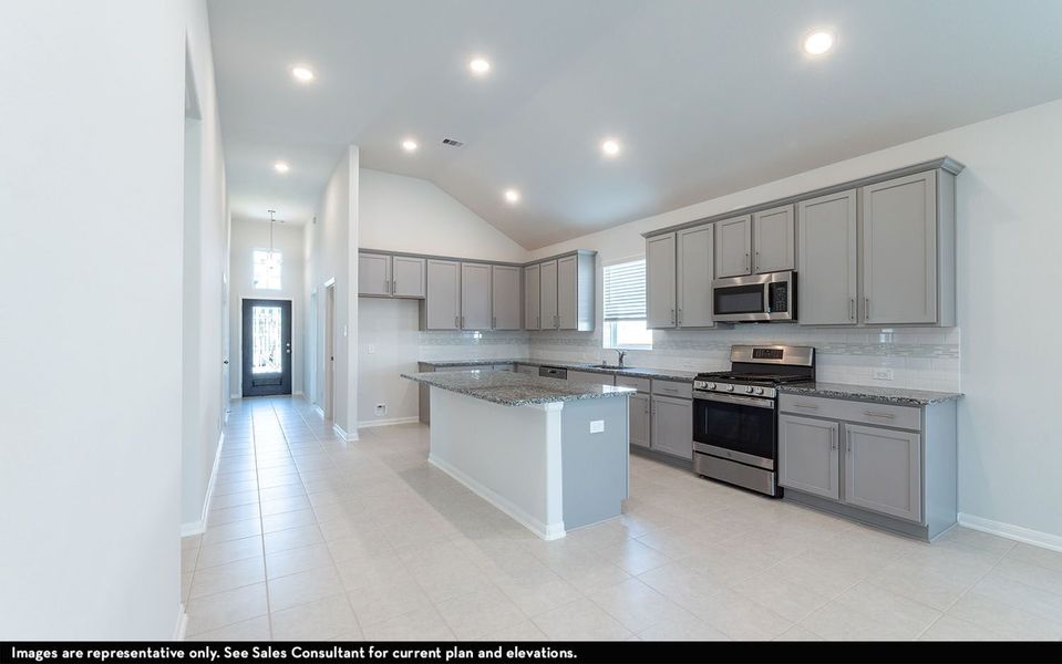 Representative furnished interior of a home built from the Montauk by CastleRock Communities in Hughes Landing, Dickinson (Image 8).