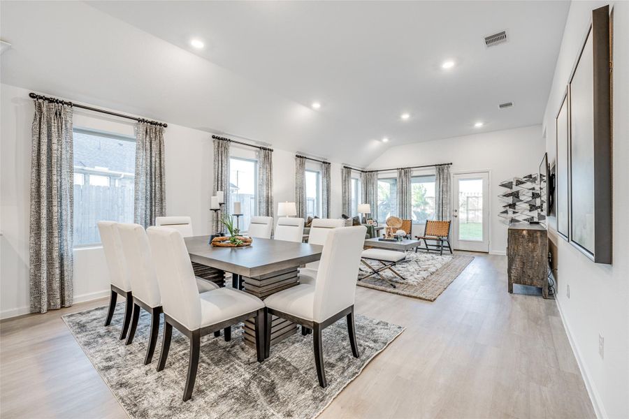 Furnished interior view inside a new home in Anniston, Katy (Image 8).
