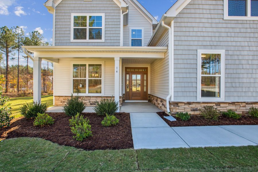 Representative exterior details of a home built from the Fontana by Caruso Homes in Blue Run, Raleigh (Image 32). Representative exterior details of a home built from the Fontana by Caruso Homes in Blue Run, Raleigh (Image 32).