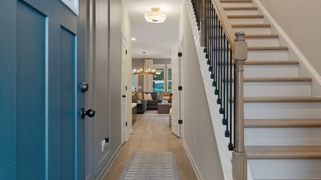 Representative furnished interior of a home built from the Emma by DRB Homes in Abbotts Crossing, Conyers (Image 28). Representative furnished interior of a home built from the Emma by DRB Homes in Abbotts Crossing, Conyers (Image 28).