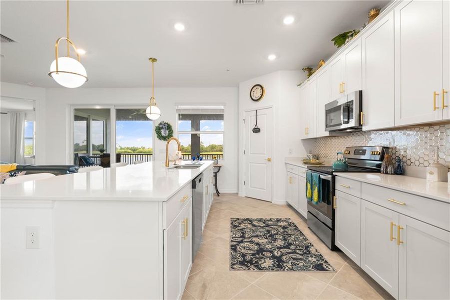 Furnished interior view inside a new home in , Punta Gorda (Image 34).
