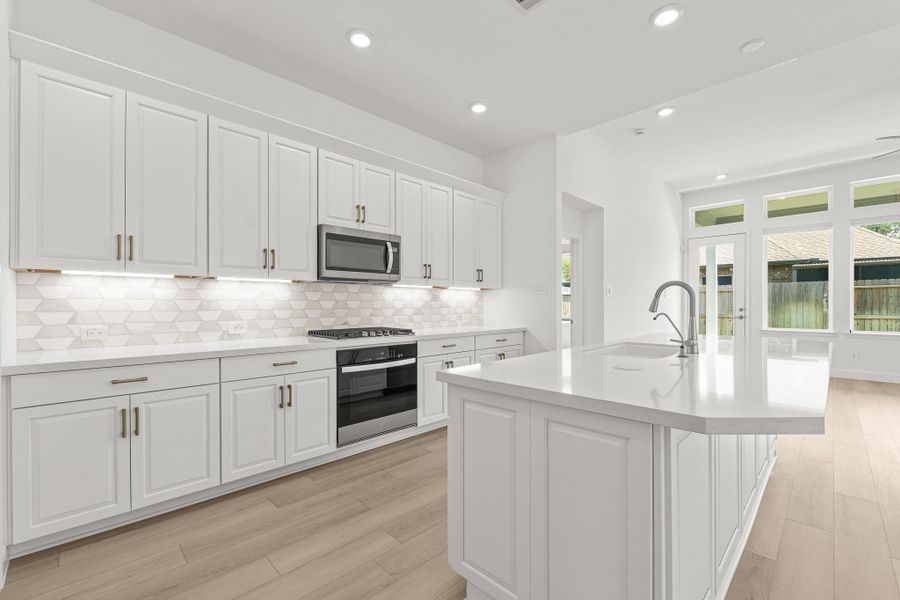 Chef's kitchen filled with upgrades Chef's kitchen filled with upgrades