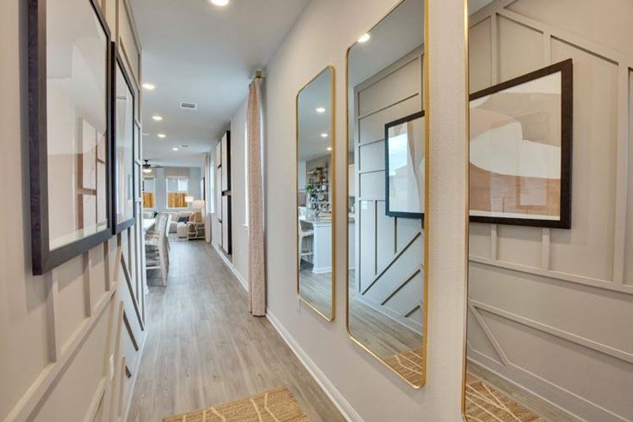 Furnished interior view inside a new home in Trinity Ranch, Elgin (Image 8).