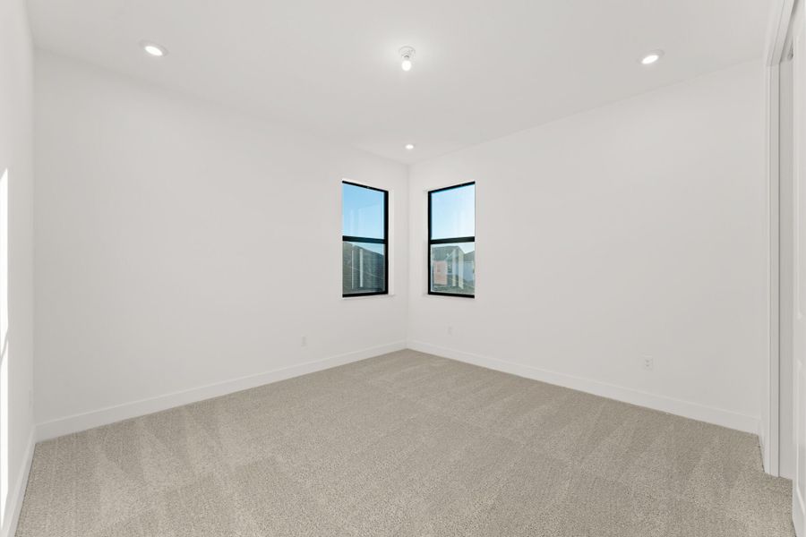 Representative unfurnished interior of a home built from the Cape by Mattamy Homes in Newfield - Rosette Park, Palm City (Image 19).