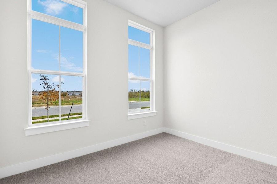 Spacious, unfurnished interior of a new home in Blackhawk, Pflugerville (Image 26).