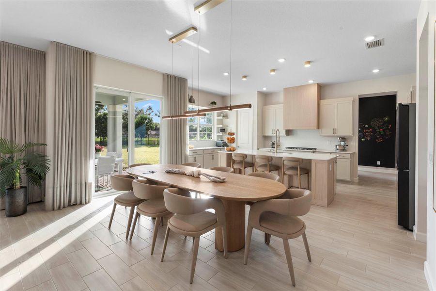 Furnished interior view inside a new home in Arden: The Waterford Collection, Loxahatchee (Image 14).