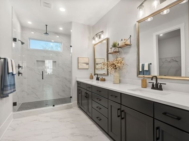 Representative furnished interior of a home built from the Yale by True Homes in Stonebridge Fairways, Monroe (Image 6). Representative furnished interior of a home built from the Yale by True Homes in Stonebridge Fairways, Monroe (Image 6).