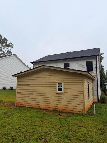 Exterior details and patio area of a home in , Clarkesville (Image 24).