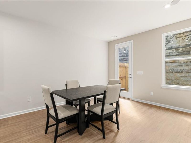 Furnished interior view inside a new home in The Village at Shallowford, Kennesaw (Image 8).
