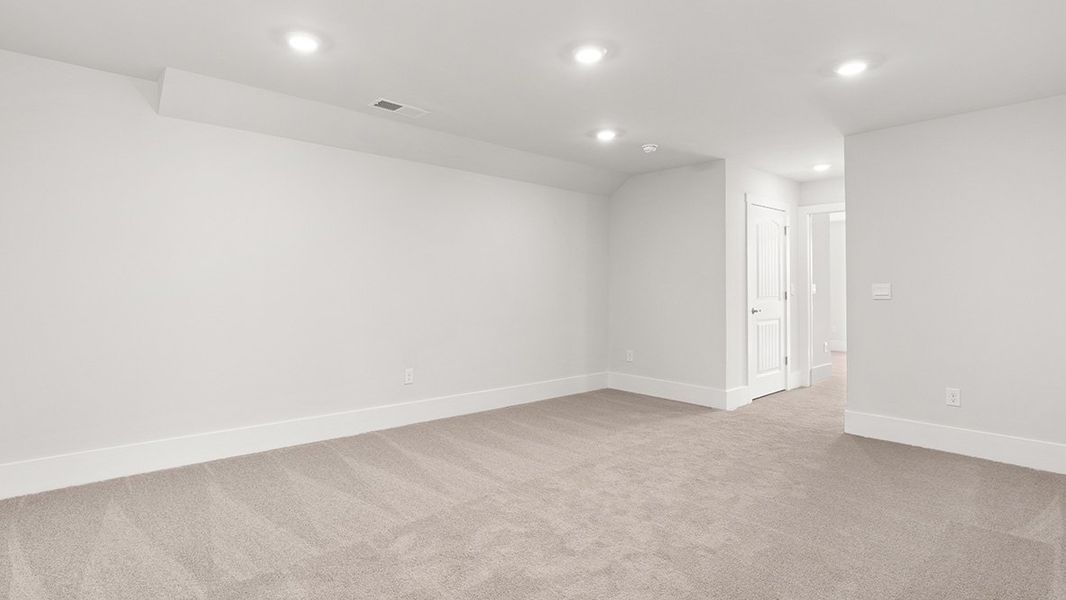 Representative unfurnished interior of a home built from the CLIFTON by D.R. Horton in Hamptons at Riverwood North, Dallas (Image 26).