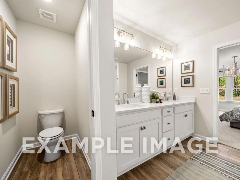 Representative furnished interior of a home built from the The Hickory B by Davidson Homes LLC in Melody Lakeside Estates, Buford (Image 35).