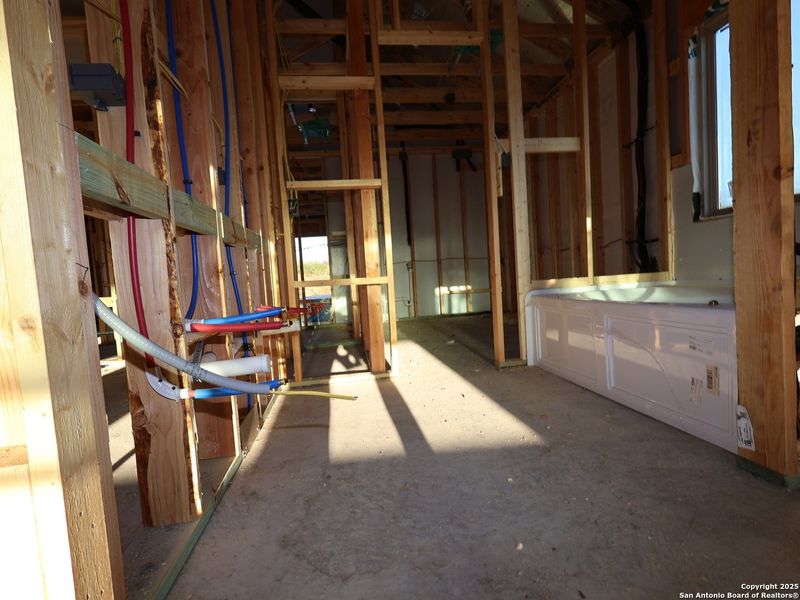 In-progress construction of a new home in Agave, San Antonio, TX (Image 24).