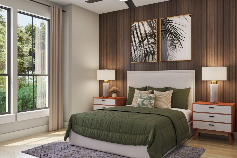 Representative furnished interior of a home built from the Camden by Tri Pointe Homes in Legacy Grove, Montgomery (Image 25).