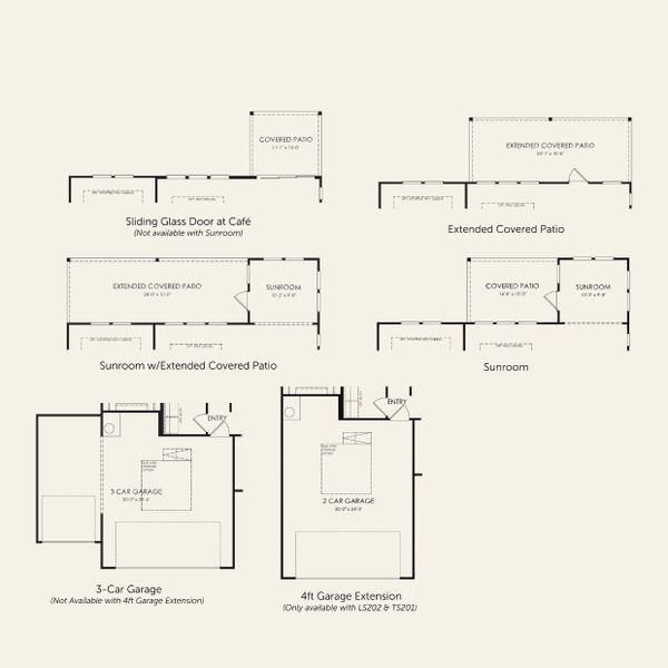 2D floor plan layout for the Prosperity by Del Webb in Sun City Texas, Georgetown, TX (Image 4).