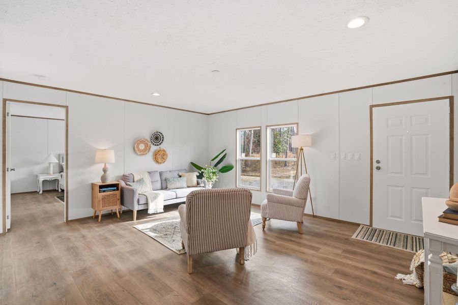 Furnished interior view inside a new home in , St. Stephen (Image 8).