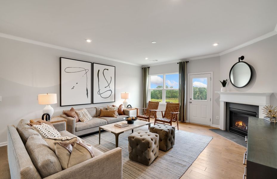 Representative furnished interior of a home built from the Rosemont by Pulte Homes in Bennett Park, Grayson (Image 52).