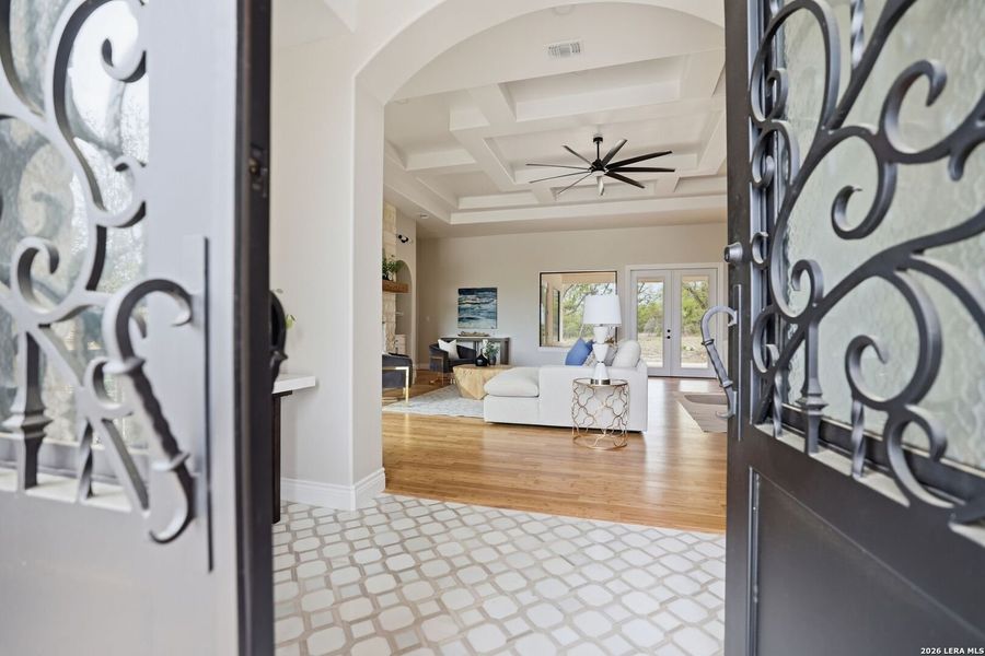 Furnished interior view inside a new home in , New Braunfels (Image 8).