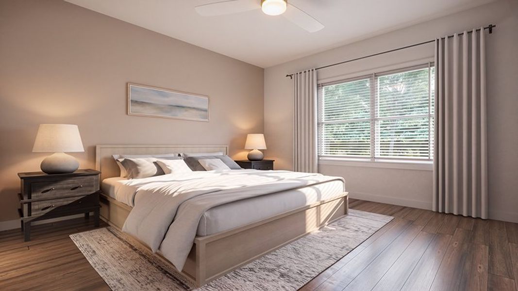 Furnished interior view inside a new home in Pineview North, Summerville (Image 5).