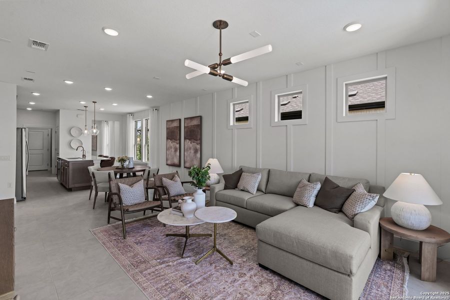 Furnished interior view inside a new home in Del Webb New Braunfels at Veramendi, New Braunfels (Image 11).