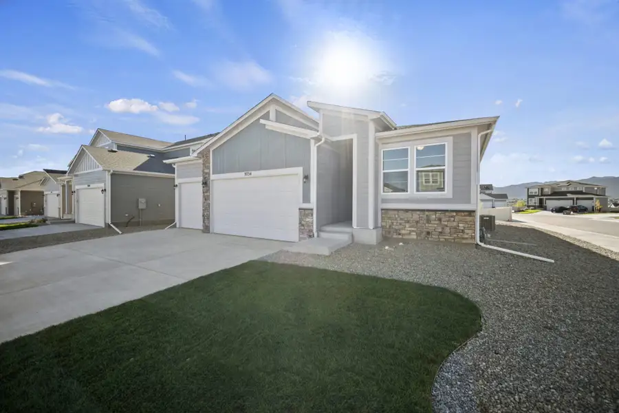 Representative exterior photo of a completed home built from the Juniper by View Homes in Aspen Ranch, Fountain, CO (Image 19).