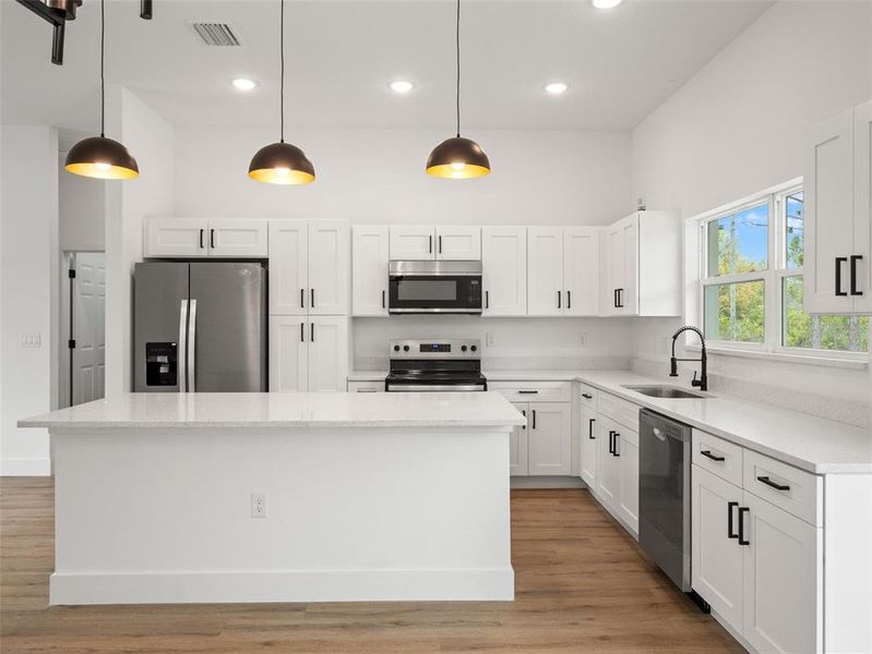 Furnished interior view inside a new home in , Ocklawaha (Image 9).