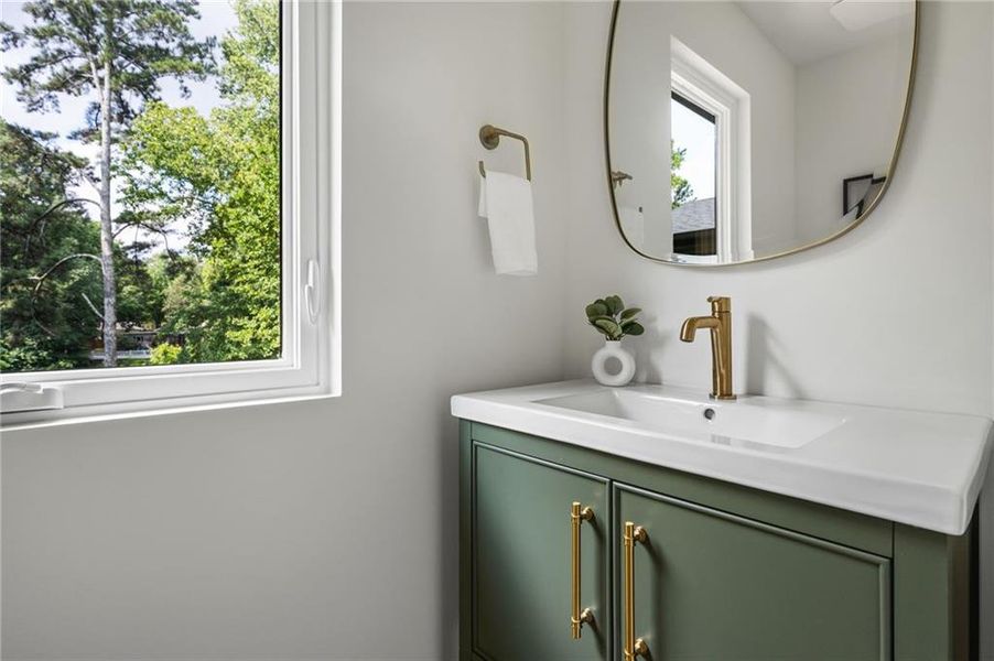 Furnished interior view inside a new home in , Alpharetta (Image 47).