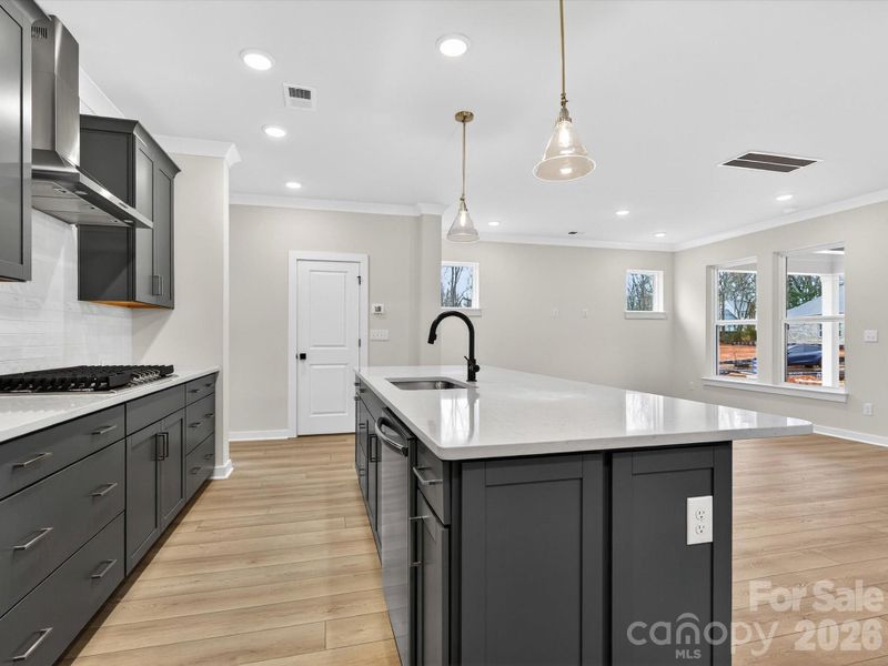 Furnished interior view inside a new home in Whitley Preserve – Park Collection, Mint Hill (Image 6).