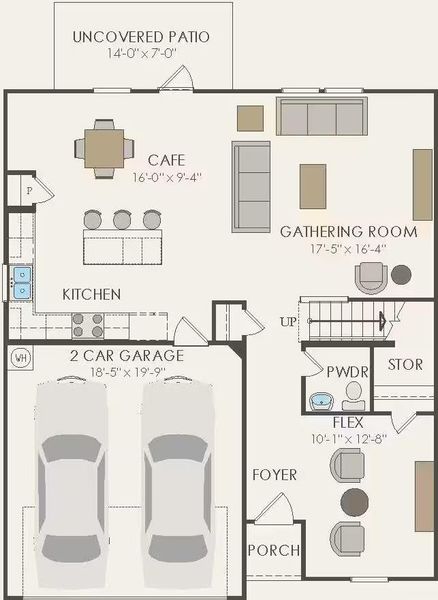 Pulte Homes, Sandalwood floor plan Pulte Homes, Sandalwood floor plan