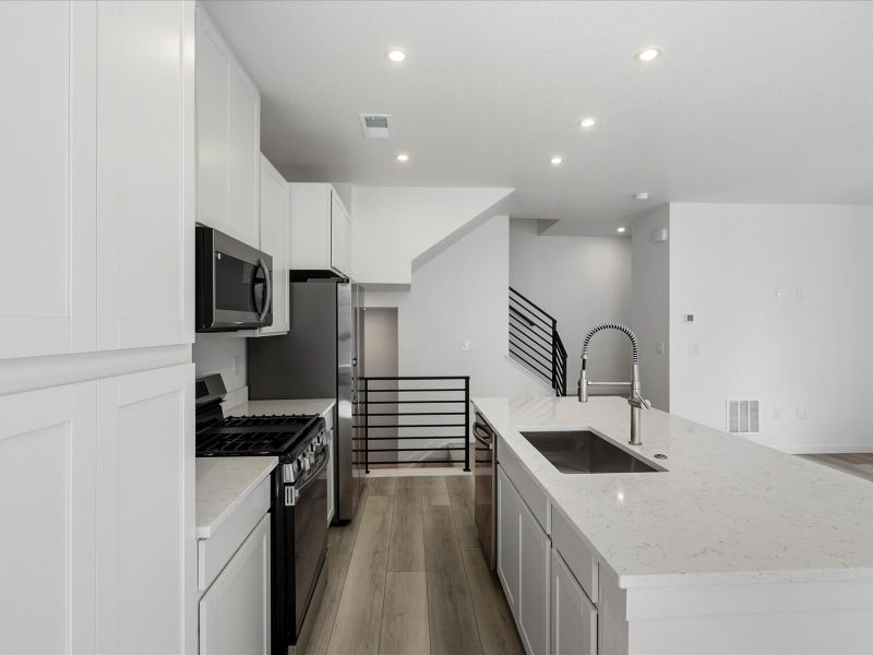 Furnished interior view inside a new home in The Hub at Virginia Village, Denver (Image 5).
