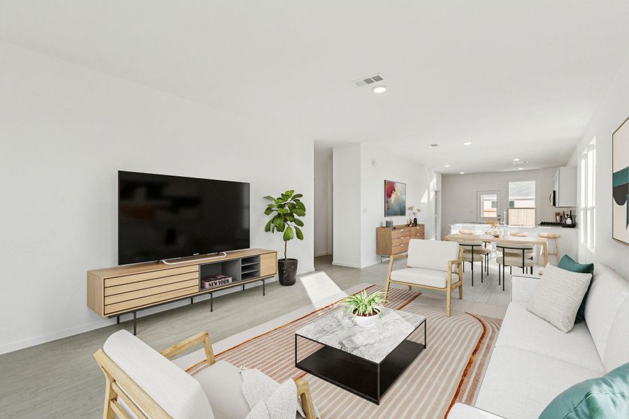 Furnished interior view inside a new home in Montgomery Bend, Montgomery (Image 14).
