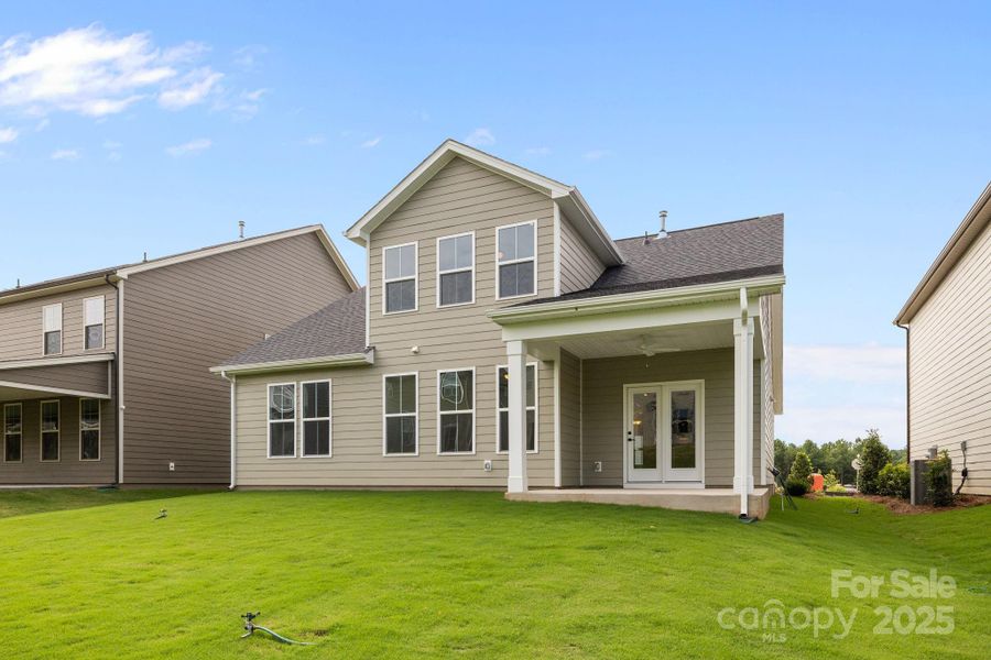 Front exterior of a new home in Lakeside Glen, York, SC, highlighting curb appeal (Image 22). Front exterior of a new home in Lakeside Glen, York, SC, highlighting curb appeal (Image 22).