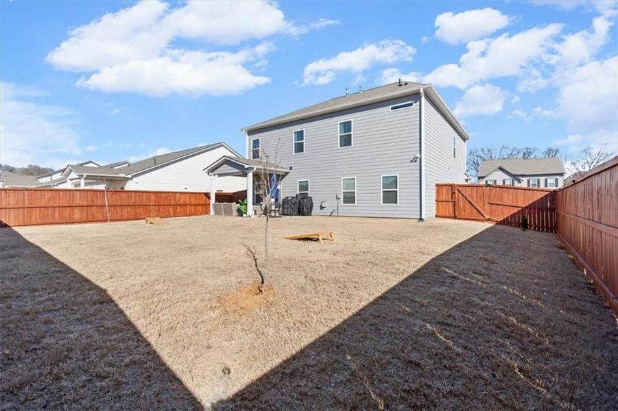 Exterior details and patio area of a home in Jackson Farm, Cartersville (Image 27).