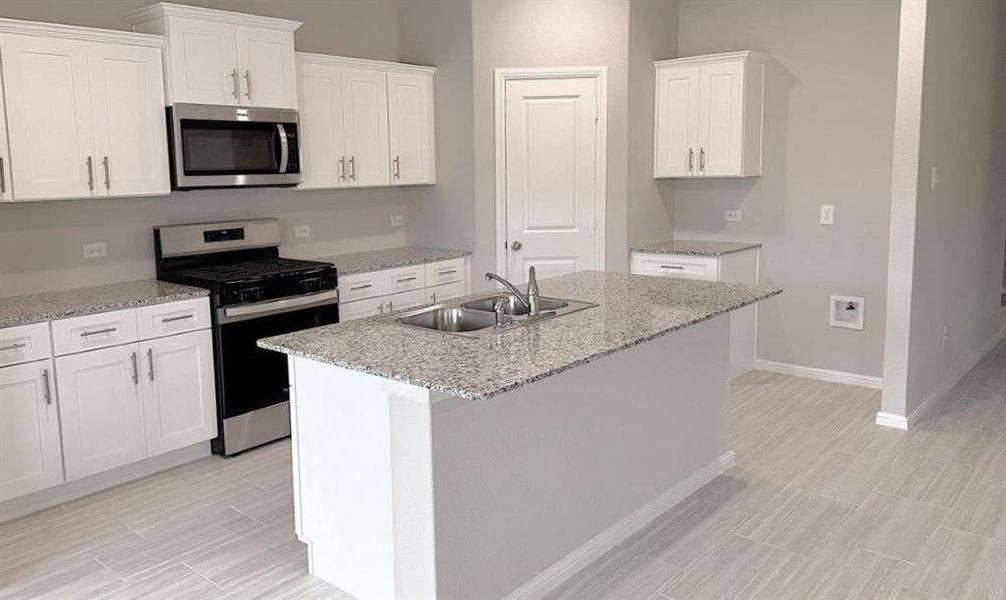 Furnished interior view inside a new home in Highlands at Chapel Creek, Fort Worth (Image 6).