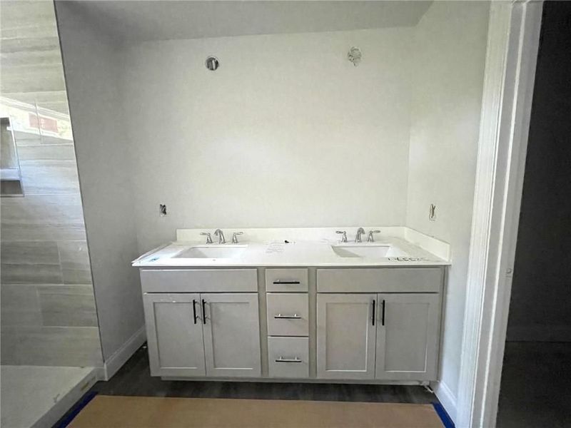 Furnished interior view inside a new home in The Village at Towne Lake, Woodstock (Image 48).