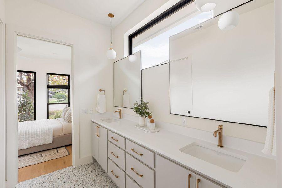 Furnished interior view inside a new home in , Austin (Image 35).