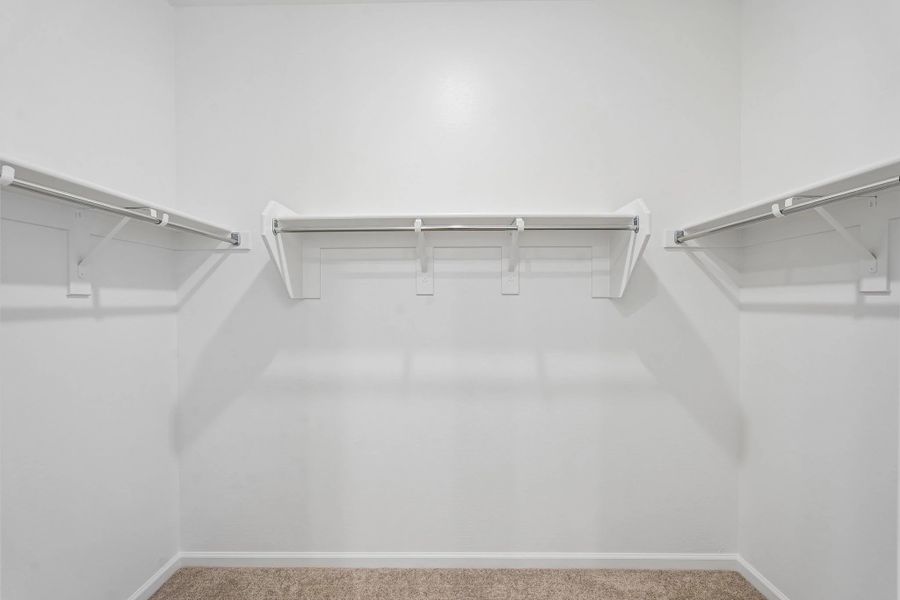 Primary walk in closet