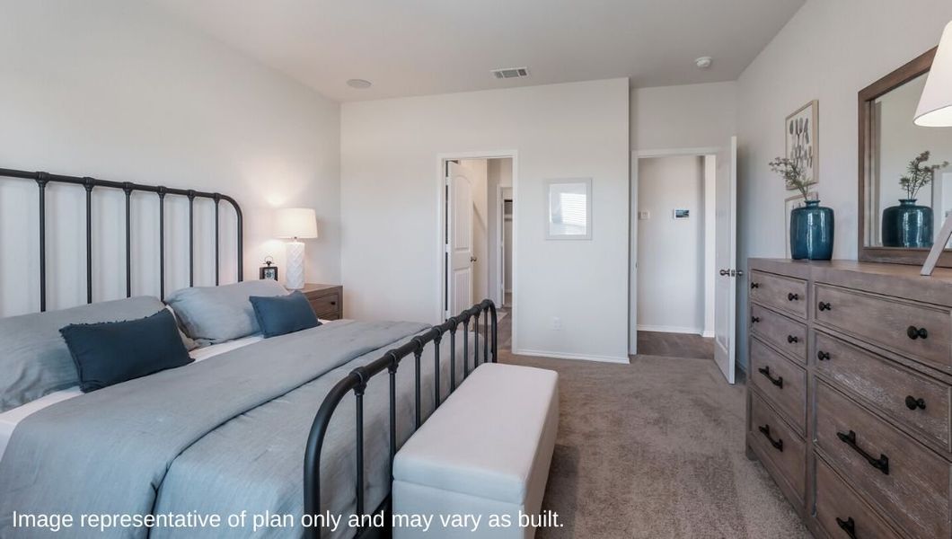 Furnished interior view inside a new home in Blue Ridge Ranch, San Antonio (Image 13).