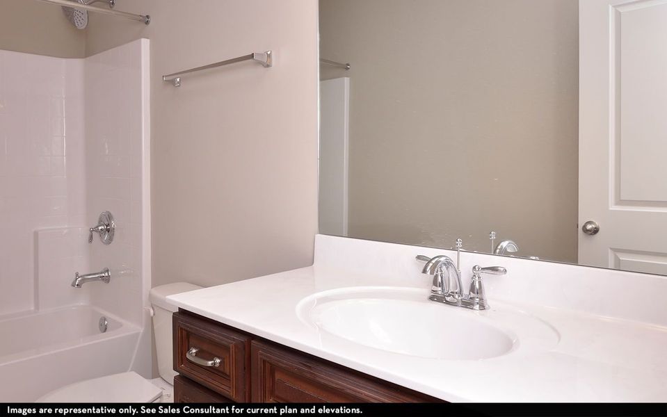 Representative furnished interior of a home built from the Danbury IV by CastleRock Communities in Belvoir, Fairview (Image 13).