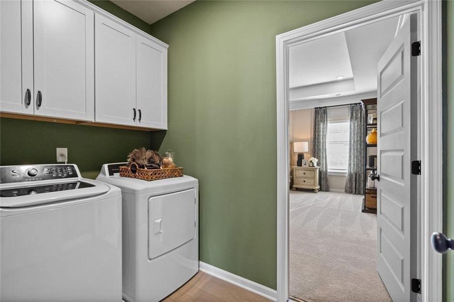 Furnished interior view inside a new home in The Stiles, Cartersville (Image 30).