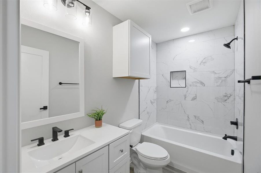 Furnished interior view inside a new home in , Hillsboro (Image 8).