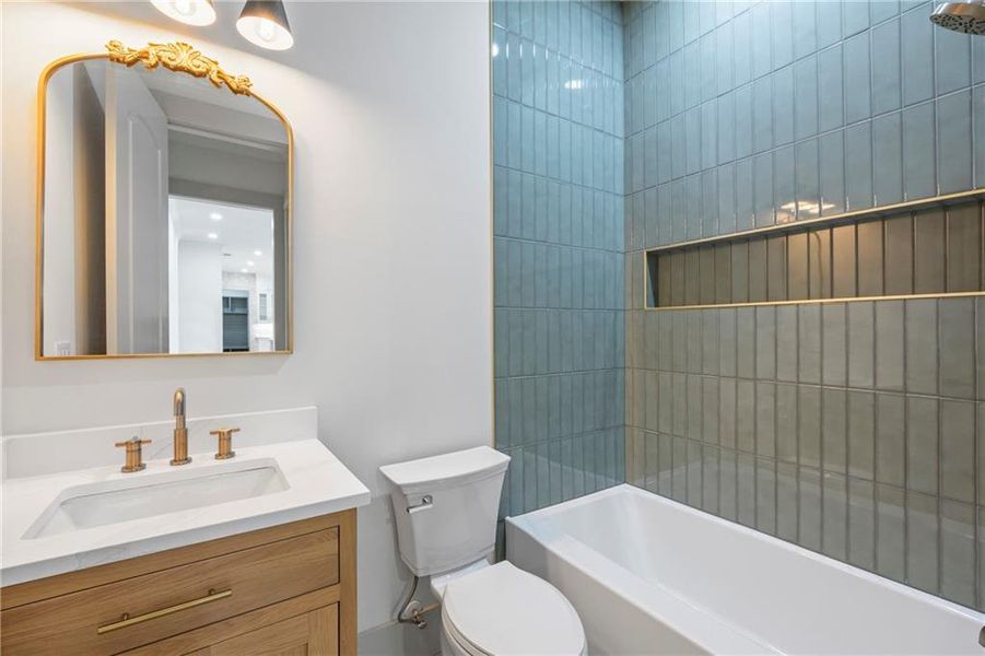 Furnished interior view inside a new home in , Winder (Image 34).