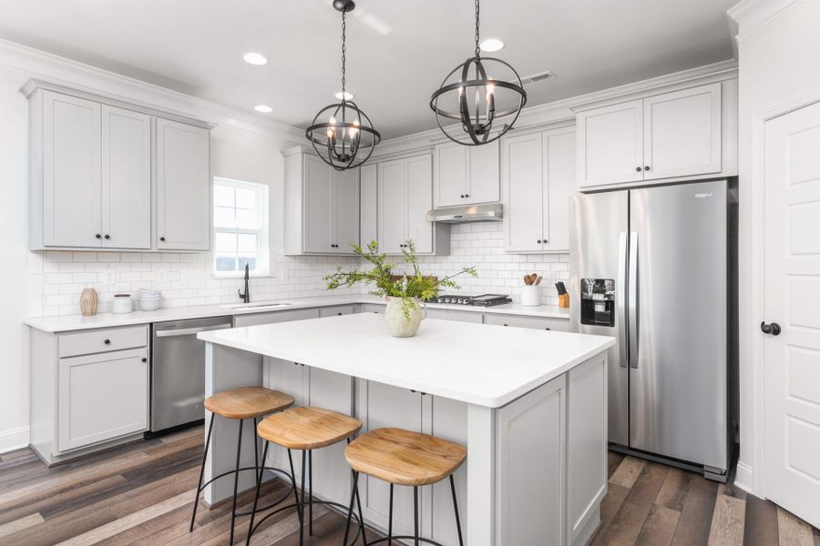 Representative furnished interior of a home built from the Kendall by Keystone Homes NC in Royal Pines, Trinity (Image 34).