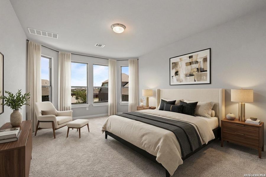 Furnished interior view inside a new home in Foxbrook, Cibolo (Image 20).