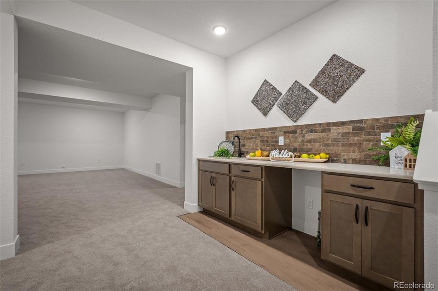 Furnished interior view inside a new home in Wolf Ranch - Enclave Collection, Colorado Springs (Image 13).