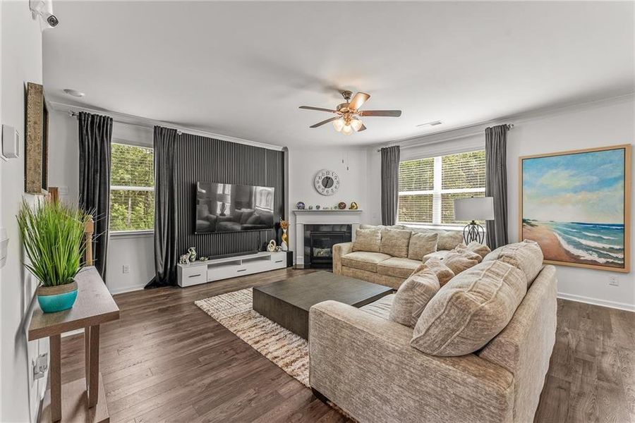 Furnished interior view inside a new home in Independence, Loganville (Image 27).