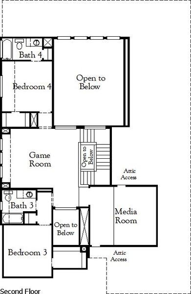 2D floor plan layout for the Caddo Mills by Coventry Homes in Mayfair 60', New Braunfels, TX (Image 4). 2D floor plan layout for the Caddo Mills by Coventry Homes in Mayfair 60', New Braunfels, TX (Image 4).