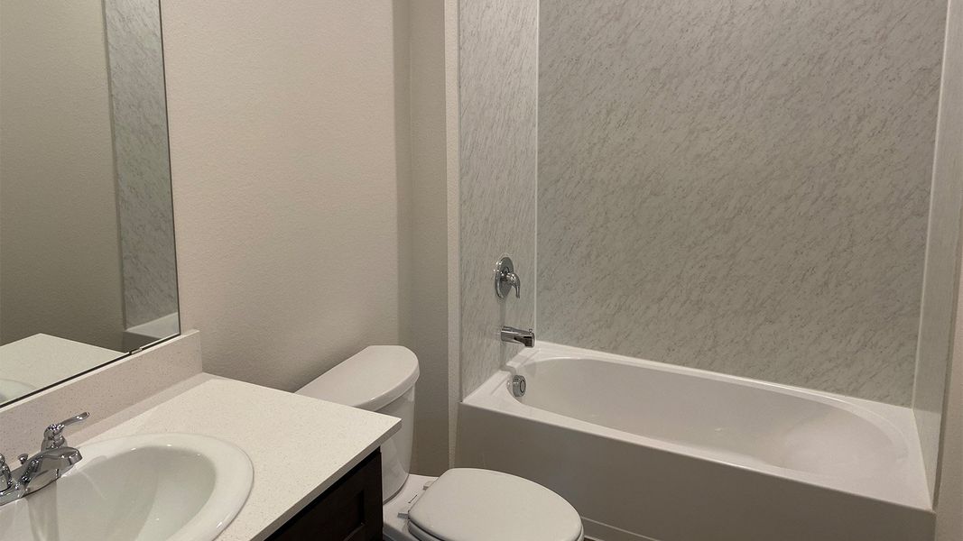 Furnished interior view inside a new home in Creeks at Burnett Trail, Canton (Image 8).