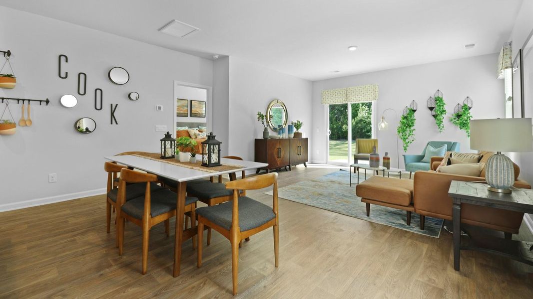 Furnished interior view inside a new home in Pine Hills at Cane Bay, Summerville (Image 4).